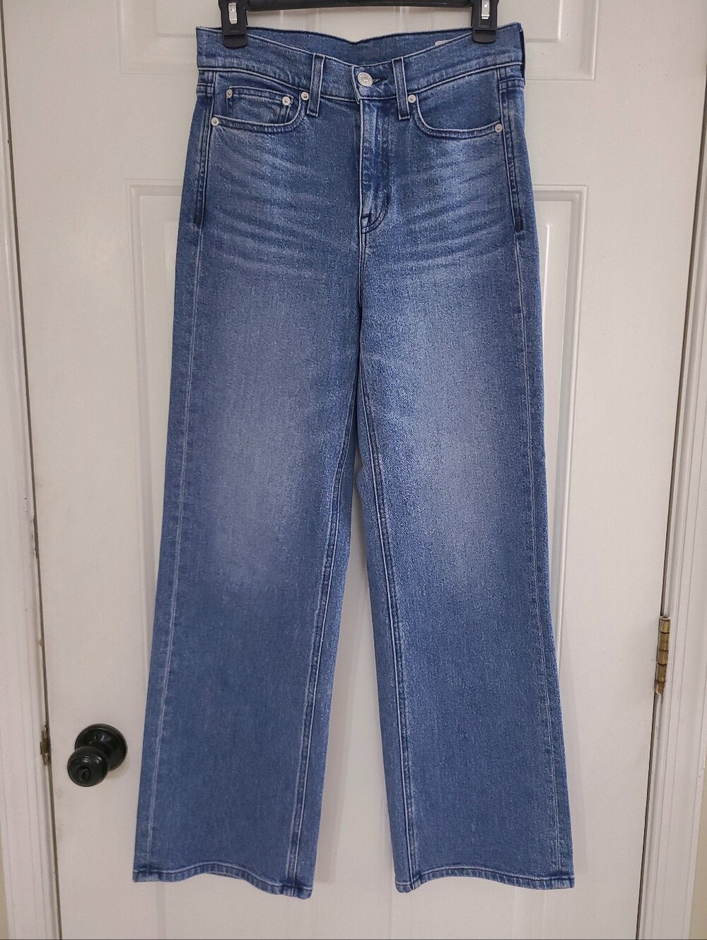 AYR The Secret Sauce Jeans Women's Size 27S Relaxed Straight Leg Blue